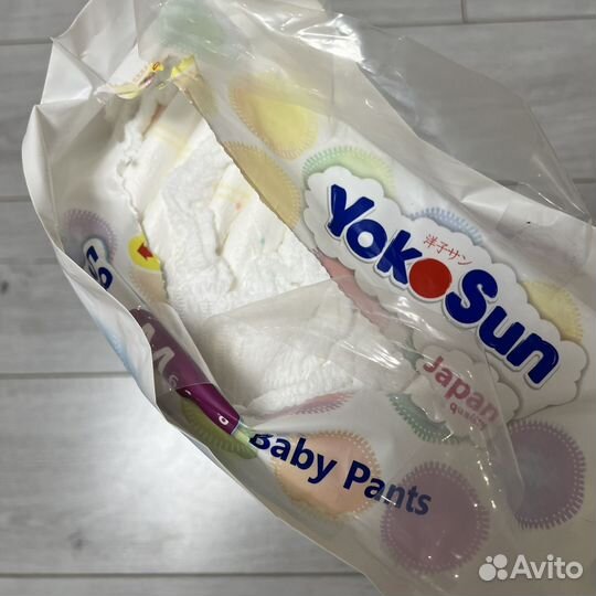 Подгузники трусики yokosun m