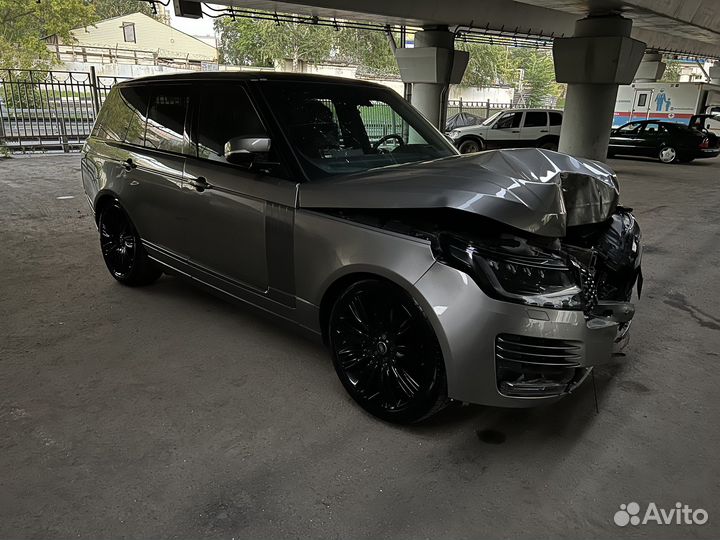 Land Rover Range Rover 5.0 AT, 2019, битый, 142 000 км