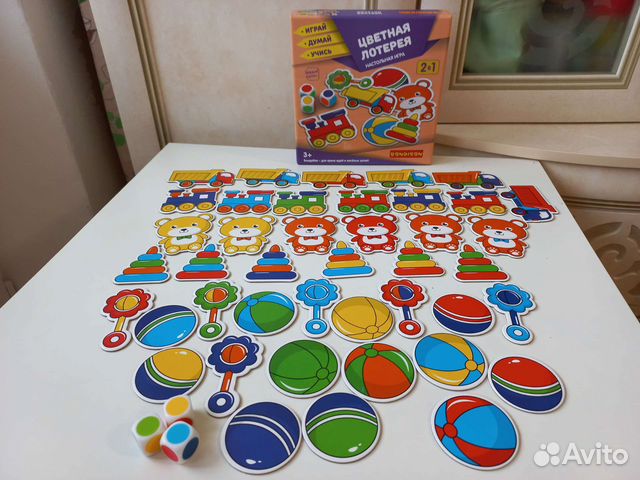 Бондибон настольные игры, слоник, осьминог