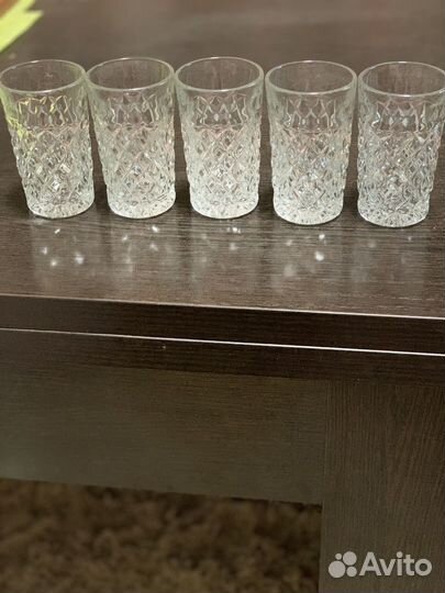 Хрустальные фужеры и рюмки Мальцовские