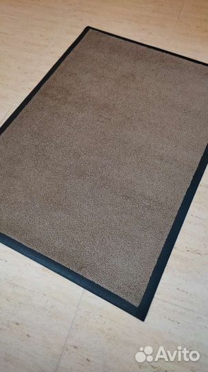 Ковёр каучук асептик Белый кот бежевый 60/85 см