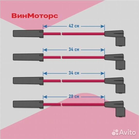 Провода нулевого сопротивления желтые Газель4216