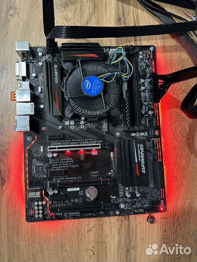 Связка Gigabyte Z270+G4400+8гб DDR4