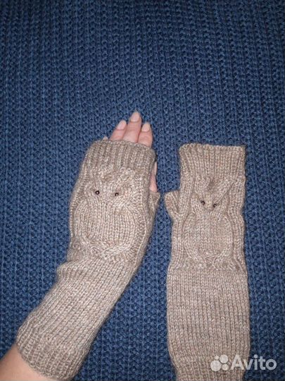 Варежки-митенки