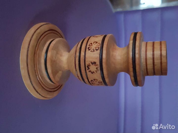 Подсвечник деревянный