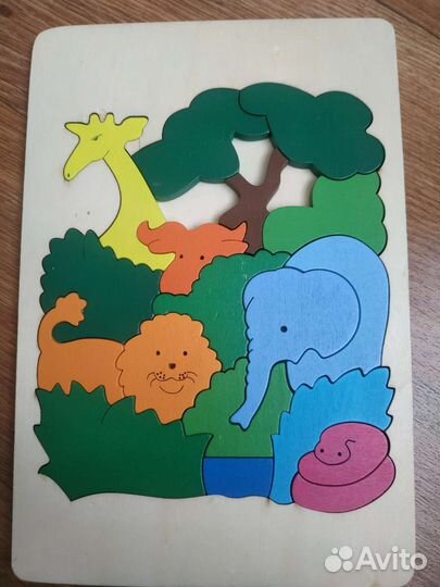 Деревянные пазлы