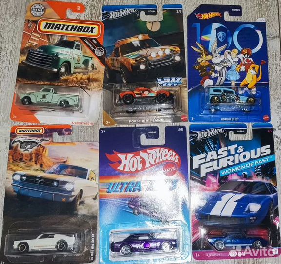 Модели 1:64 Matchbox HotWheels