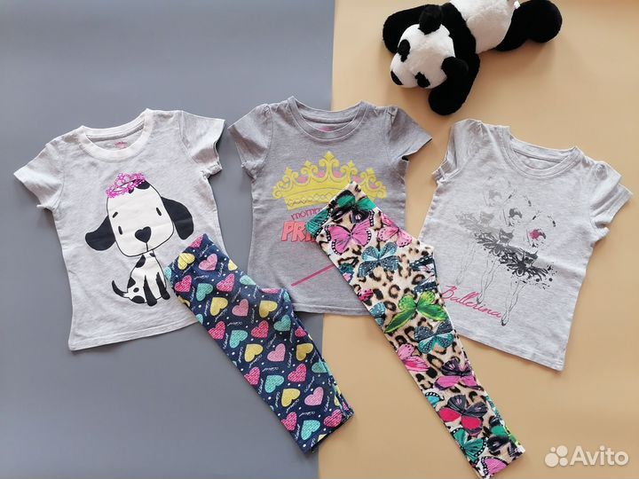 Вещи пакетом для девочки 98 104