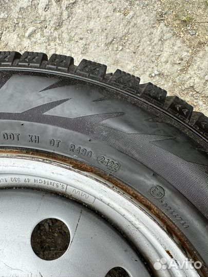 Зимние колеса r14 5,5j,4x100, цо 56,6 мм