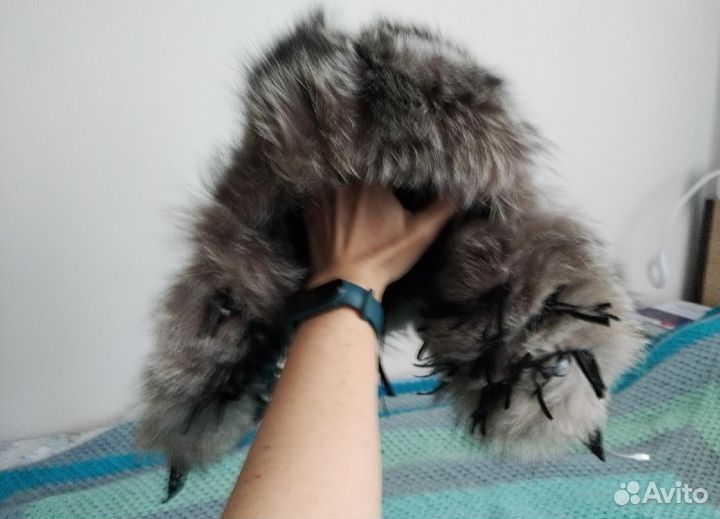 Шапка-ушанка женская натуральная