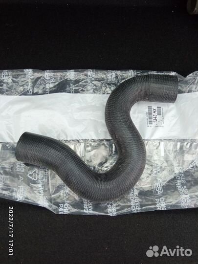 Патрубок Пежо 307 Ситроен C4 верхний Рест TU5JP4