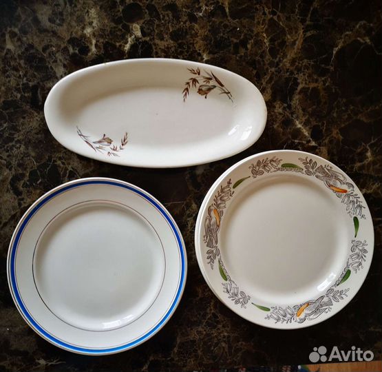 Тарелки зик конаково СССР
