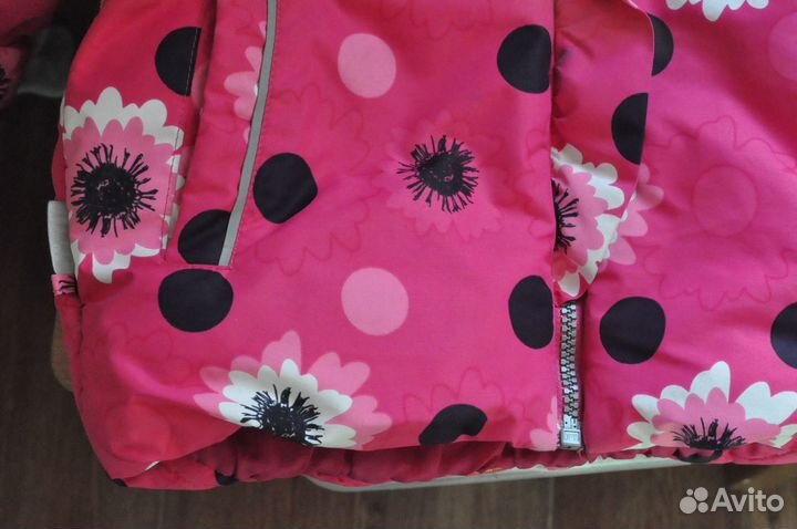 Зимний костюм Lenne,р-р 98+шапка-шлем со стразами