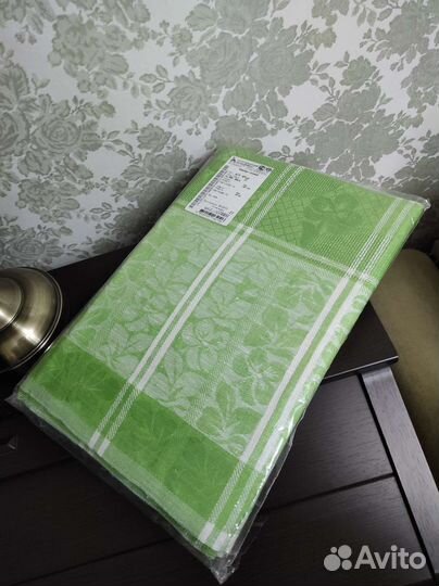 Скатерть льняная с салфетками