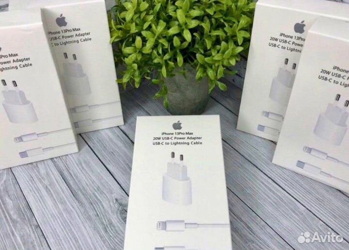 Комплект быстрой зарядки apple 20W
