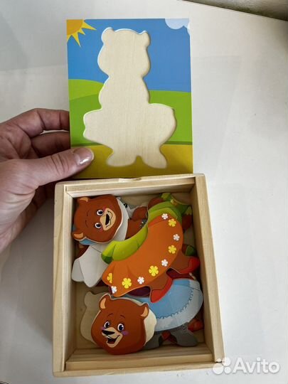 Пазлы для малышей «Медведица Маша»