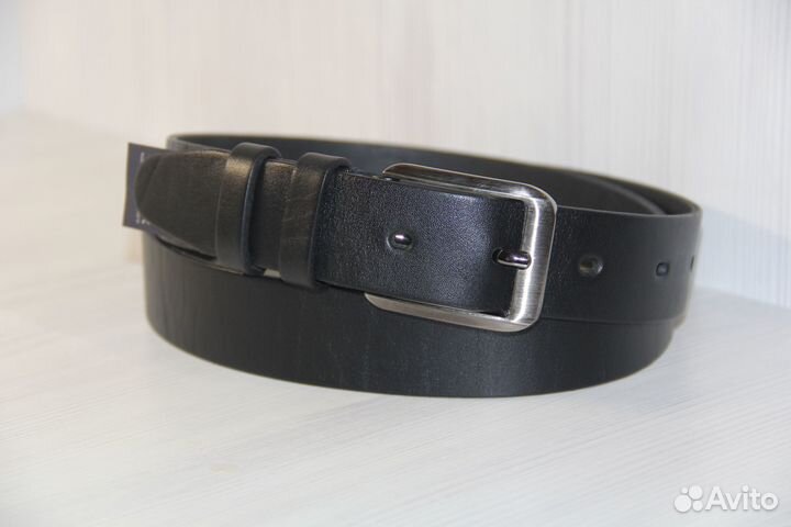 Ремень на брюки джинсы натуральная кожа