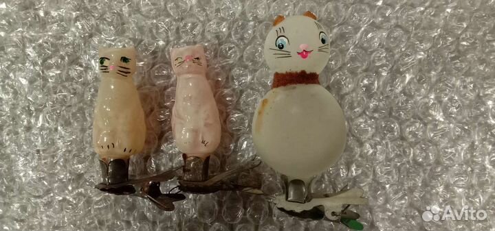 Елочные игрушки на прищепке