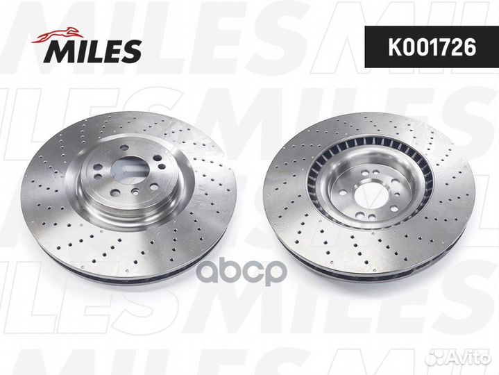 Диск тормозной mercedes ML W166 передний вент. D