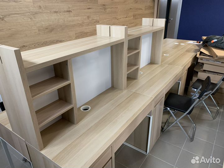 Столы IKEA micke 8шт для отделов продаж