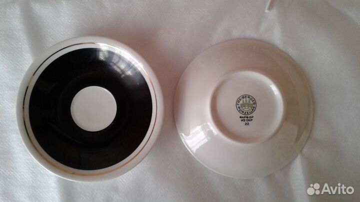 Кофейный сервиз, немецкий фарфор из гдр