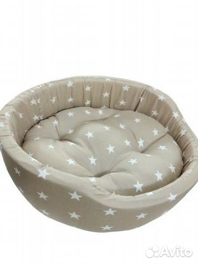 Новая лежанка для кошек и собак 40х40х16 см