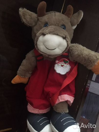 Мягкая Игрушка рюкзачок бычок