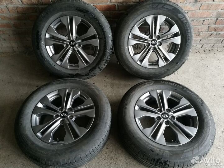Литые диски Hyundai Santa Fe R17 5х114.3