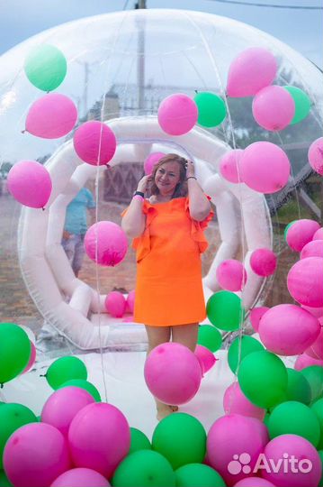 Аренда Фотозоны bubble house бабл хаус