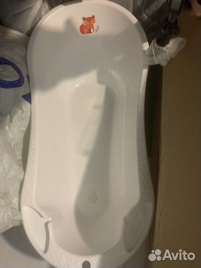 Ванночка + Круг + Стульчик для купания малышей