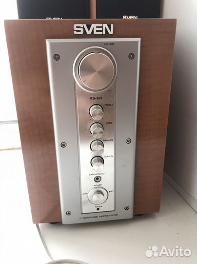 Сабвуфер и колонки sven ms-960
