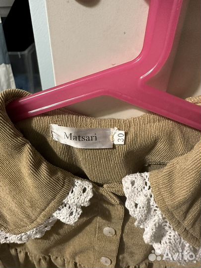 Вельветовое платье