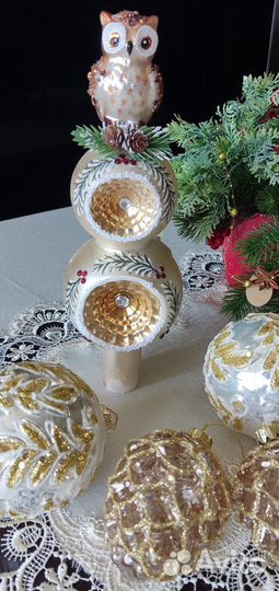 Елочные игрушки стекло новые