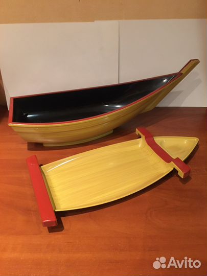 Сервировочное Блюдо для суши корабль