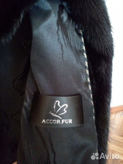 Шуба норковая с капюшоном 48 50