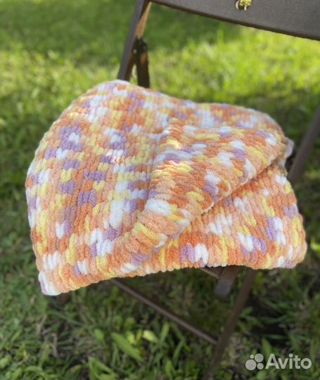 Плюшевый плед для новорождённого