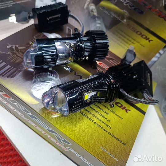 Комплект LED ламп головного света H4 viper reflect