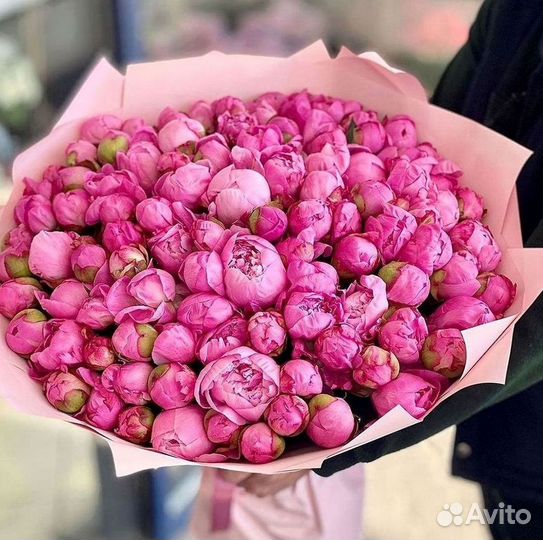 Пионы Букет пионов Доставка цветов