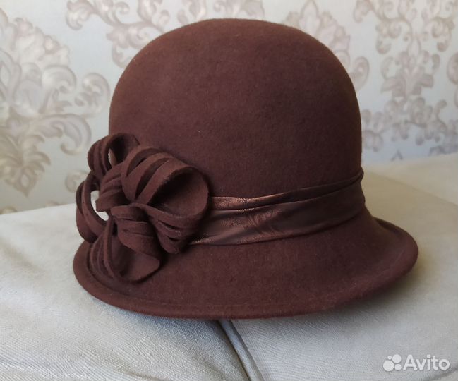 Шляпка демисезонная фетровая женская