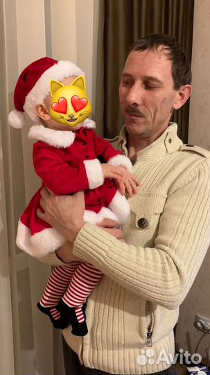 Костюм новогодний на фотосессию гном для малыша