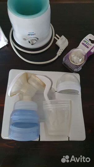 Молокоотсос ручной Philips Avent + Подогреватель