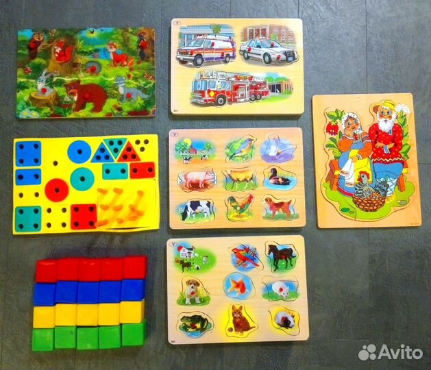 Качественные звуковые деревянные пазлы