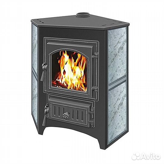 Печь-камин везувий пк-01 (220) Угловой Талькохлори