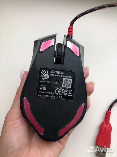 Компьютерная проводная мышь A4Tech V5