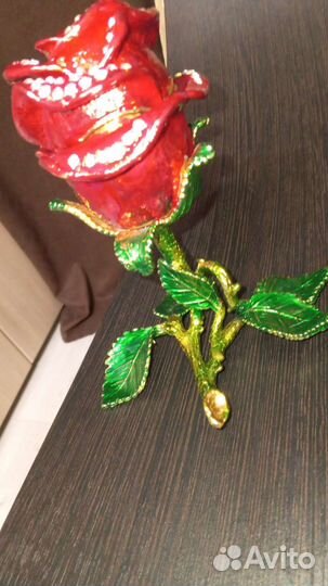 Роза шкатулка
