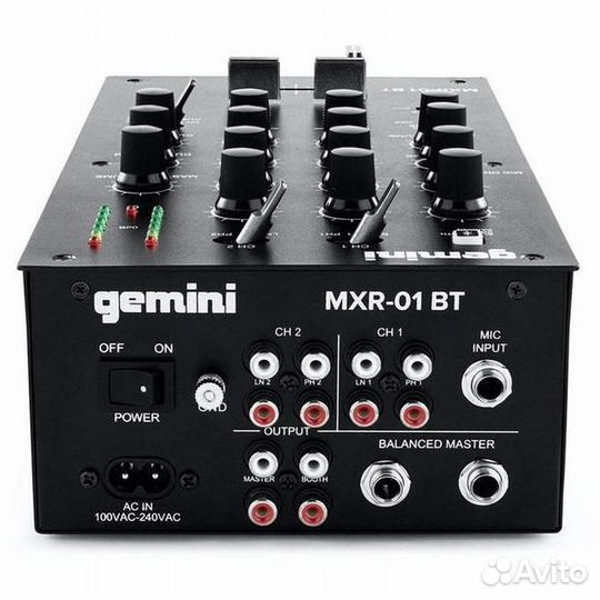 DJ микшерный пульт Gemini MXR-01BT