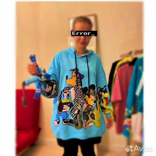 Худи Jearlider яркие one size товарные остатки