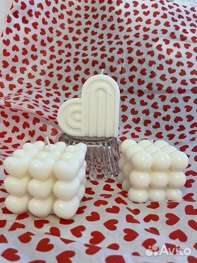 Романтические свечи ко Дню Святого Валентина