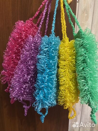 Мочалка ручной работы