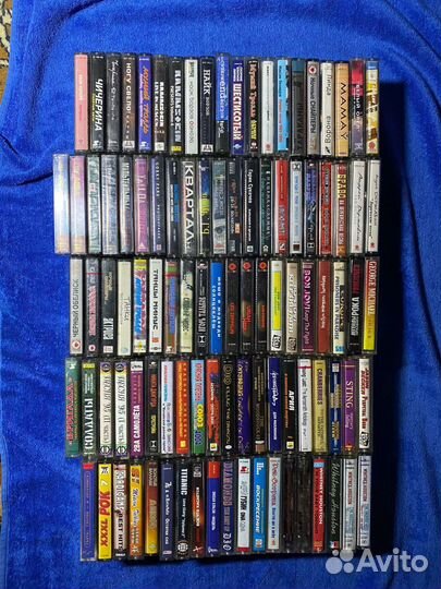 Зарубежный и русский рок аудиокассеты